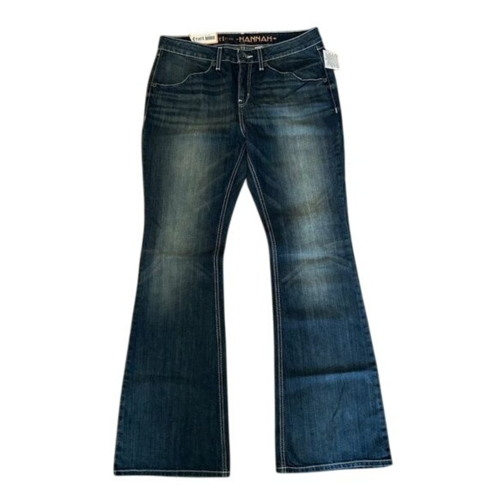 Cruel Hannah Denim Flare Jeans Sz 31 / 11 Extra Long
